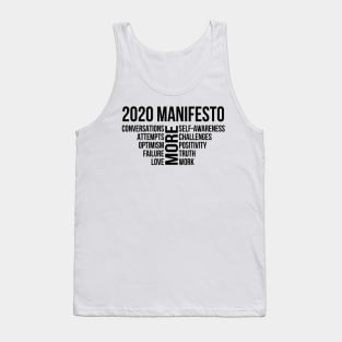 2020 Manifesto | Happy New Year 2020 Tank Top